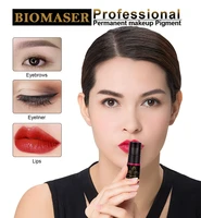 biomaser 1pcs medical permanent makeup pigment tattoo ink 12ml eyebrow eyeliner lip areola mixed color tatooo machine supply