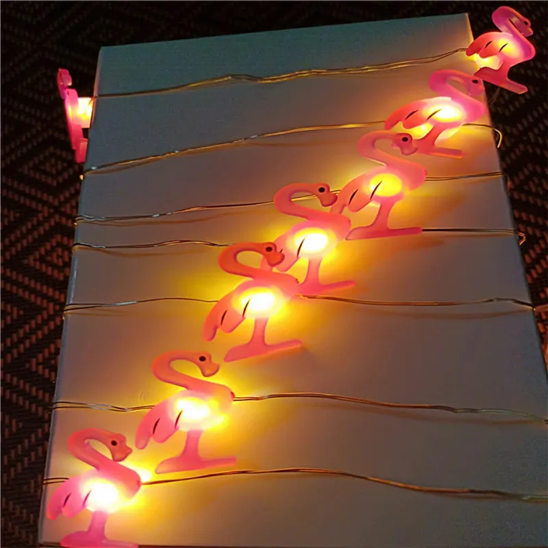 Гирсветильник с 20 светодиодами в виде фламинго 2 м | Освещение