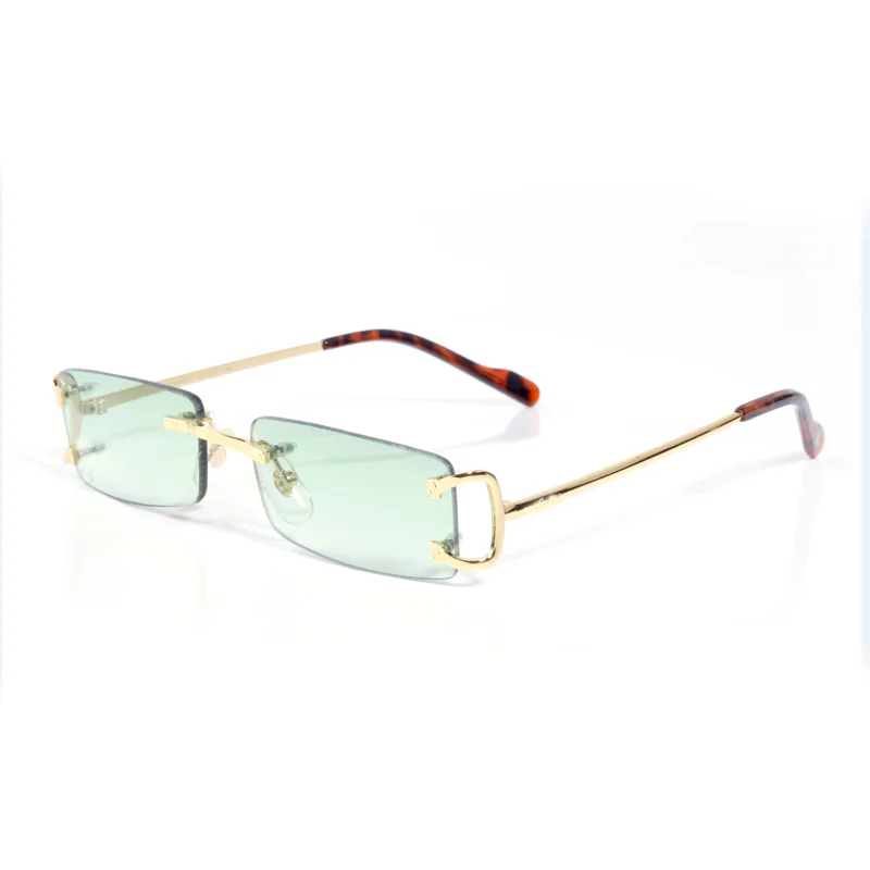 

Pawes Glasses Frame Men Sunglasses Gold Rimless Eyeglasses for Man Anti Reflective Clear Lens Prescription Spectacles 9801