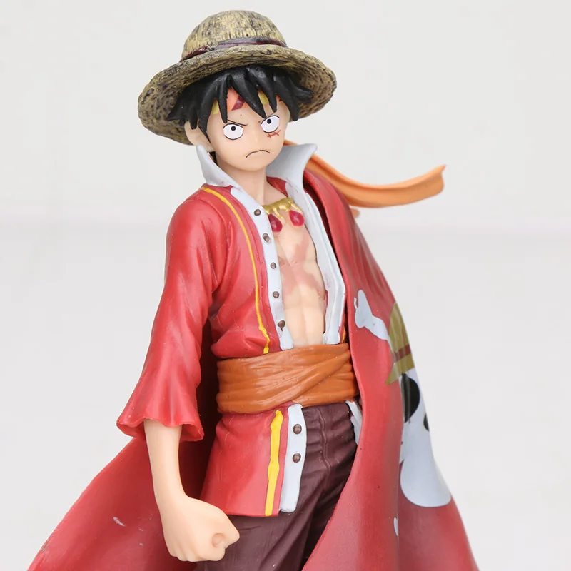 Аниме One Piece Nami Luffy Sanji Zoro Brook Usopp Chopper Franky 15 я годовщина Ver. ПВХ экшн фигурки