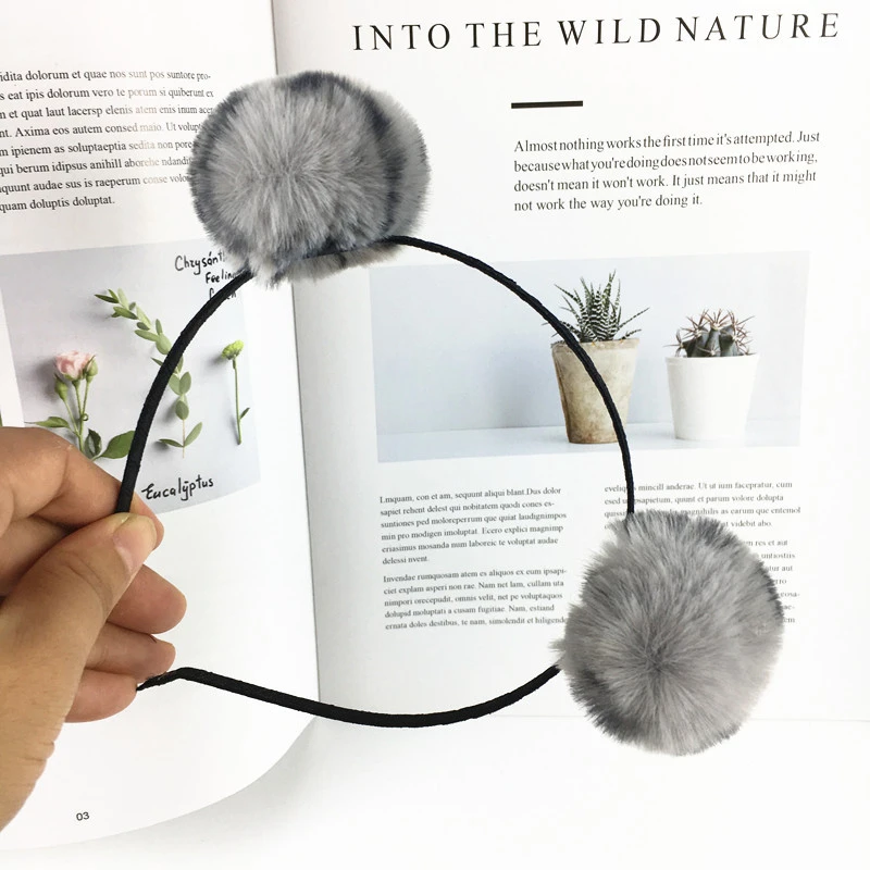 Navidad/повязка на голову с бантиком Минни Микки уши аксессуары для