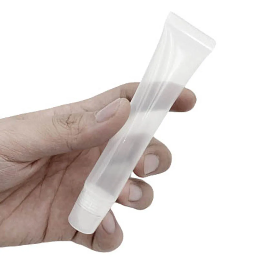 

Lip Gloss Tubes Empty Containers Refillable Empty Tubes Lip Balm Soft Tube for Women Girls Cosmetics DIY 10ml 15ml 20ml
