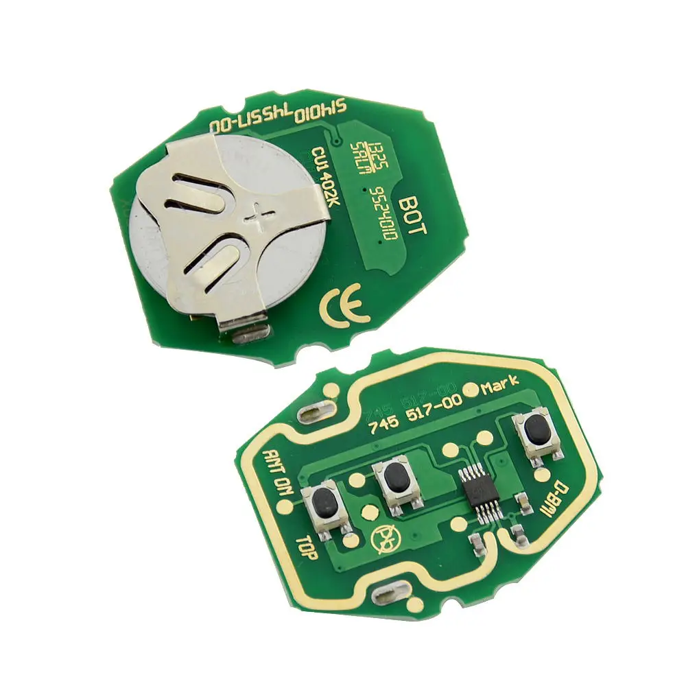 KEYECU 3-кнопочный бесключевой доступ система EWS удаленный Автомобильный ключ 315 / 433