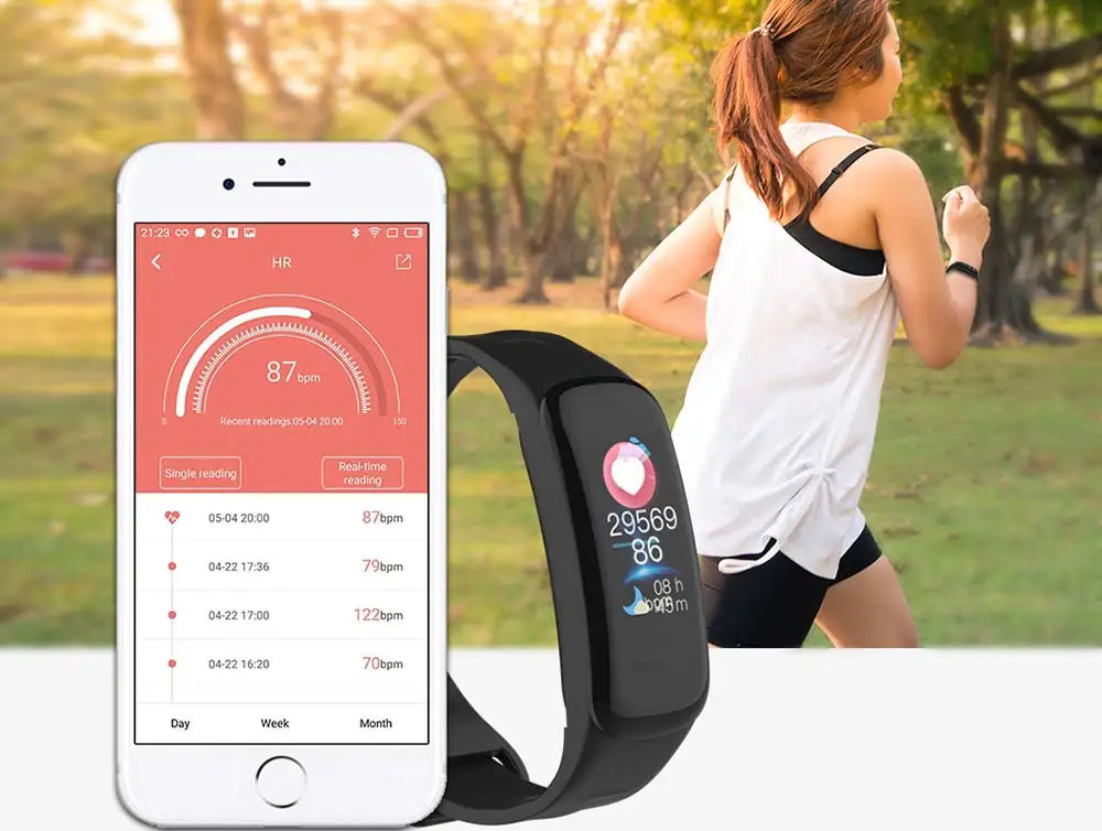 C1S Wearfit смарт-браслет часы измерение артериального давления монитор сердечного ритма Cardiaco фитнес-трекер умный Браслет