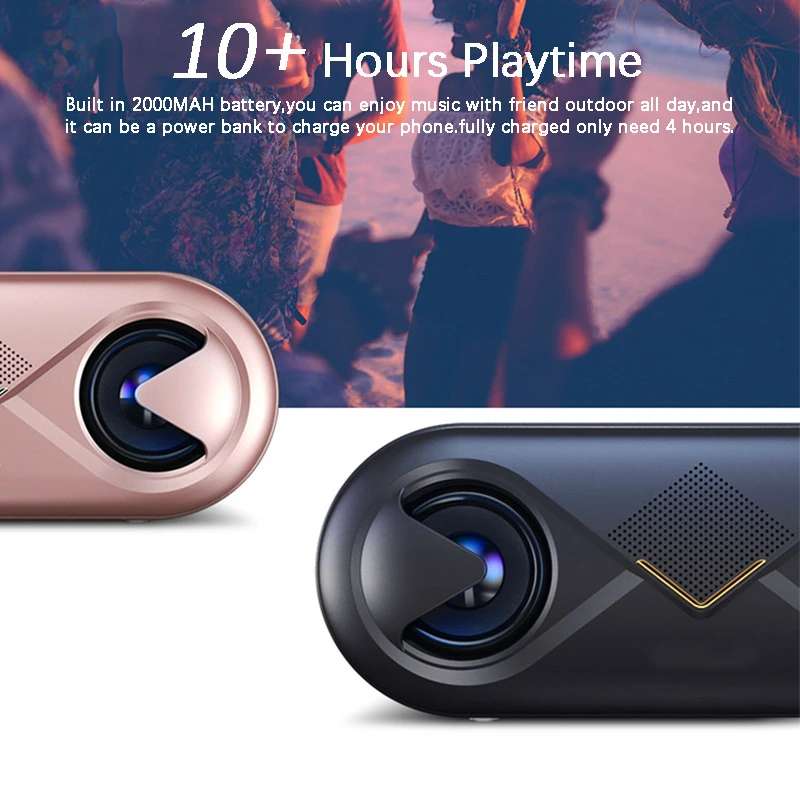 Новый 3D стерео звук портативный Bluetooth динамик 10 Вт беспроводной громкий открытый