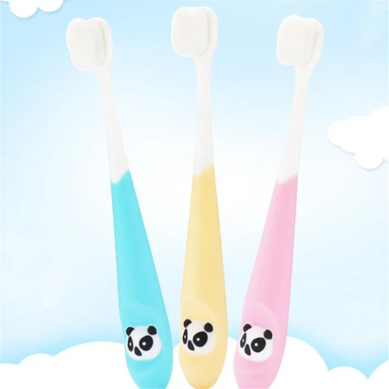 

Cartoon Kids Baby Toothbrush Teether Training Children's Tooth Brush Soft Bristle Mouth Clean Teeth Cleaning Panda Toothbrush