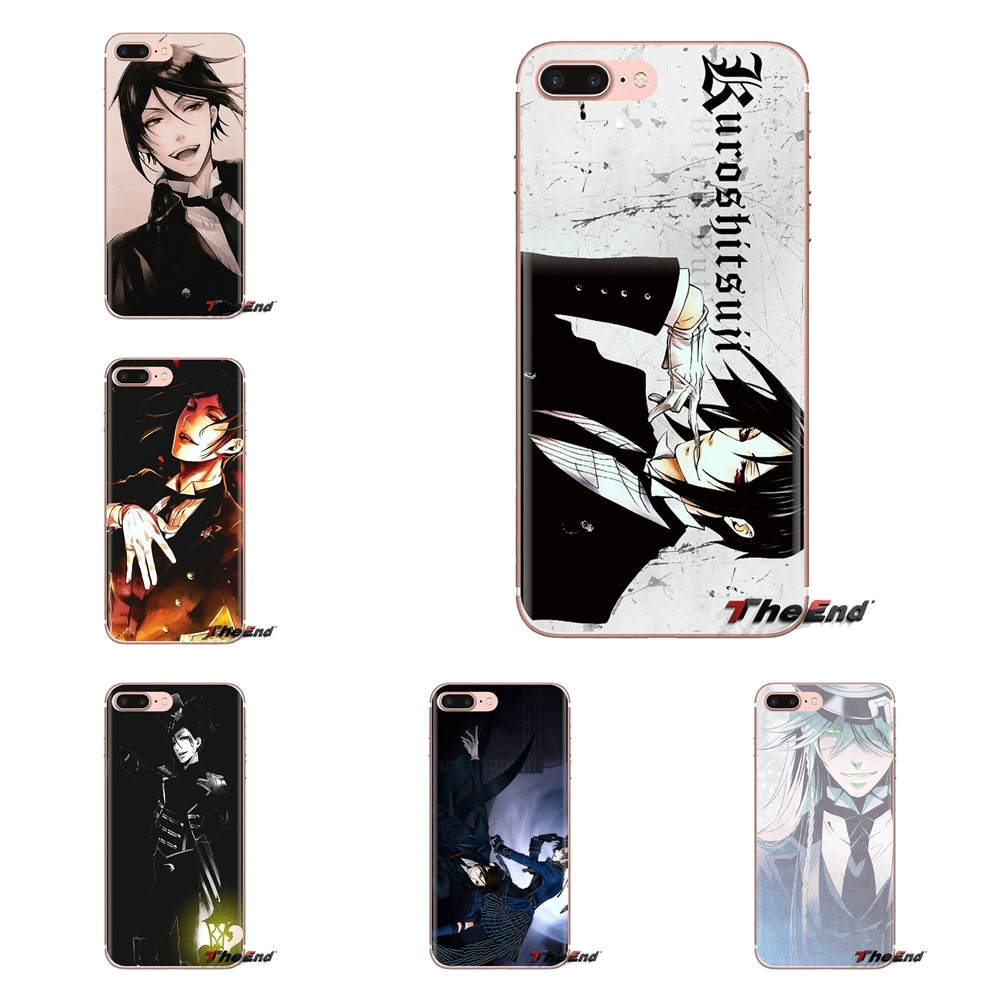 For Samsung Galaxy A3 A5 A7 A9 A8 Star A6 Plus 2018 2015 2016 2017 Silicone Phone Shell Cover JP Anime Black Butler Kuroshitsuji |