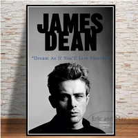 james dean movie actor art posters and prints canvas painting wall pictures for living room vintage decorative home decor quadro