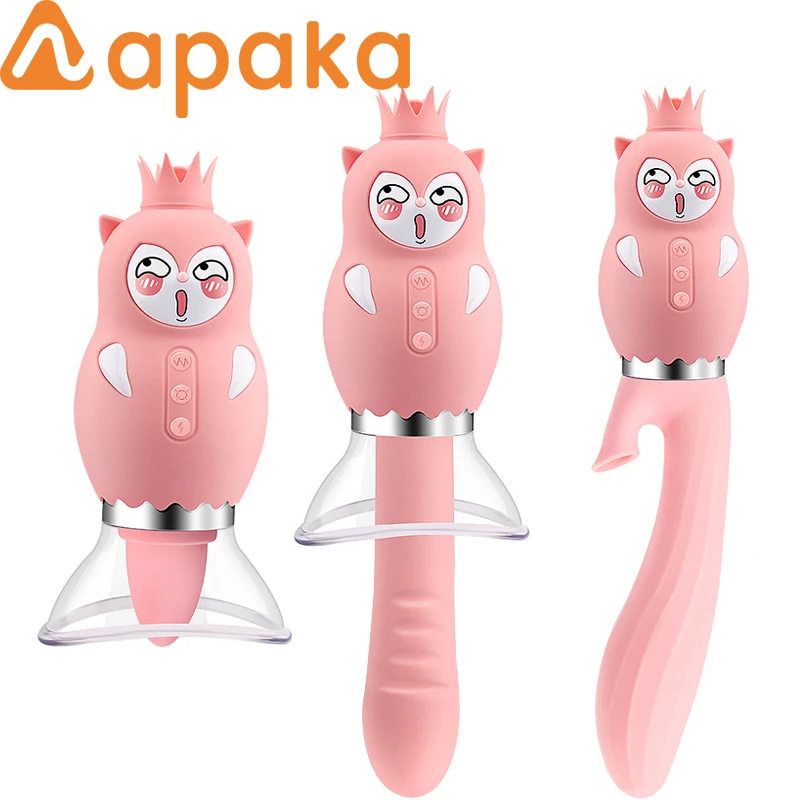 Вибраторы для сосания языка секс игрушки женщин соски на присосках клитора киска