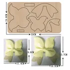 Новинка 2021 деревянные штампы Сделай Сам большой бант деревянная форма для резки кожаной ткани подходит для стандартных высекальных машин на рынке