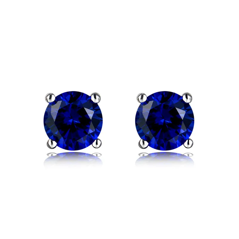 Роскошные женские круглые серьги в виде звеньев 8 мм свадебные из стерлингового