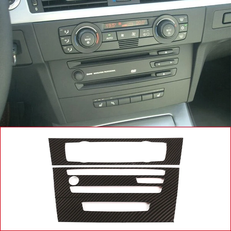 

Для BMW 3 серии E90 E91 2005-2012 центральное управление громкостью CD Кнопка кондиционера декоративная панель отделка крышка аксессуары