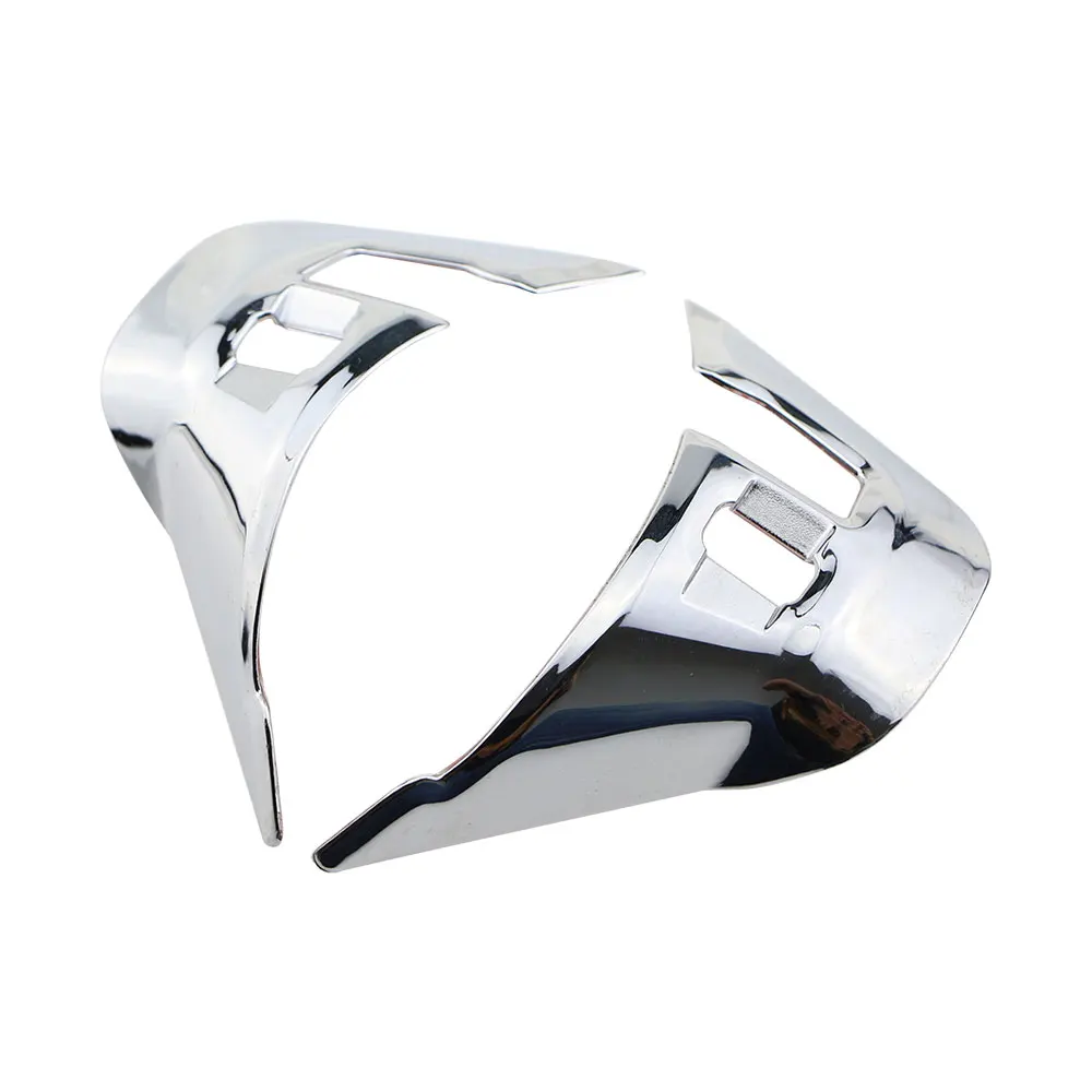 Daefar автомобильный Стайлинг хромированная Накладка для украшения рулевого