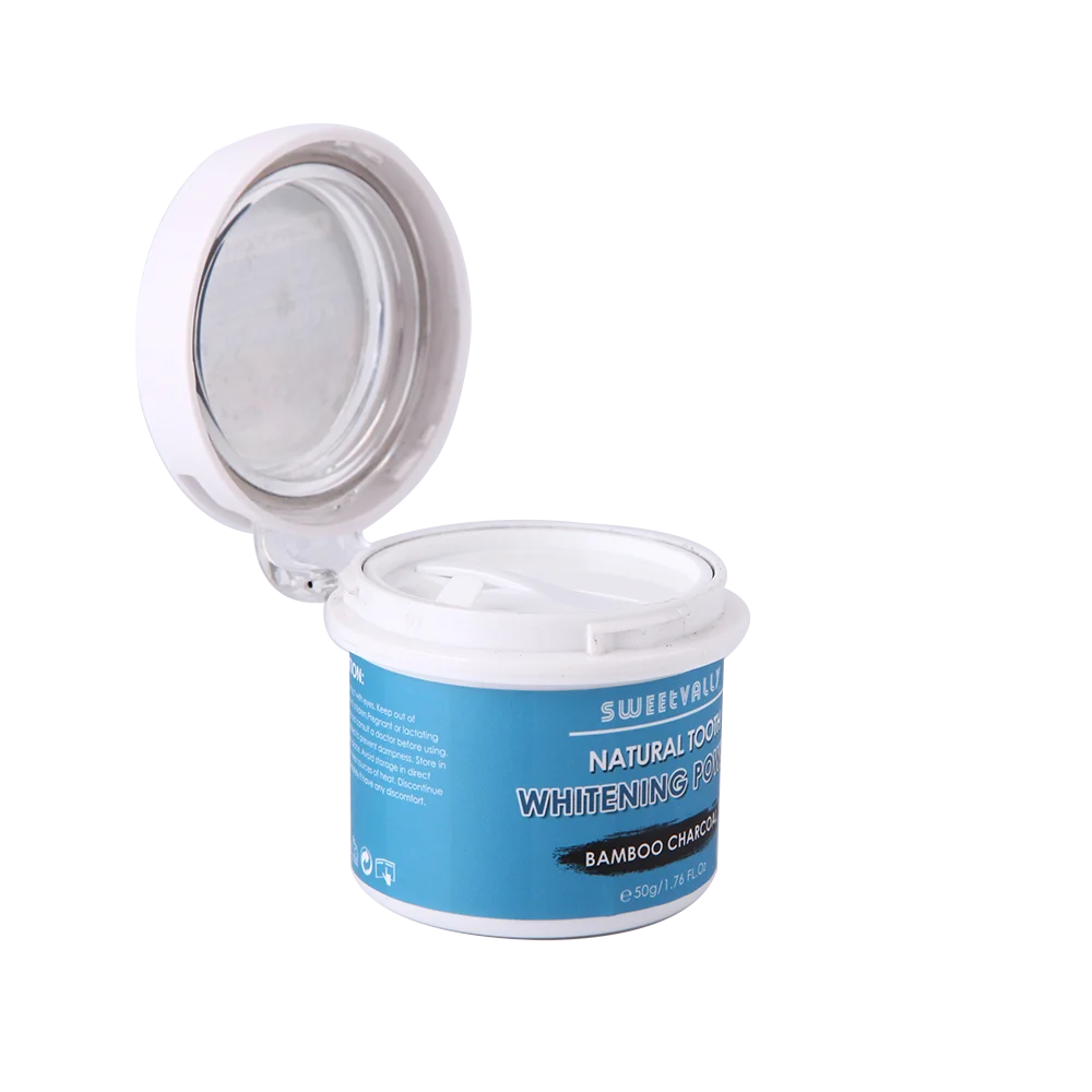 Порошок бамбукового угля для отбеливания зубов активированный