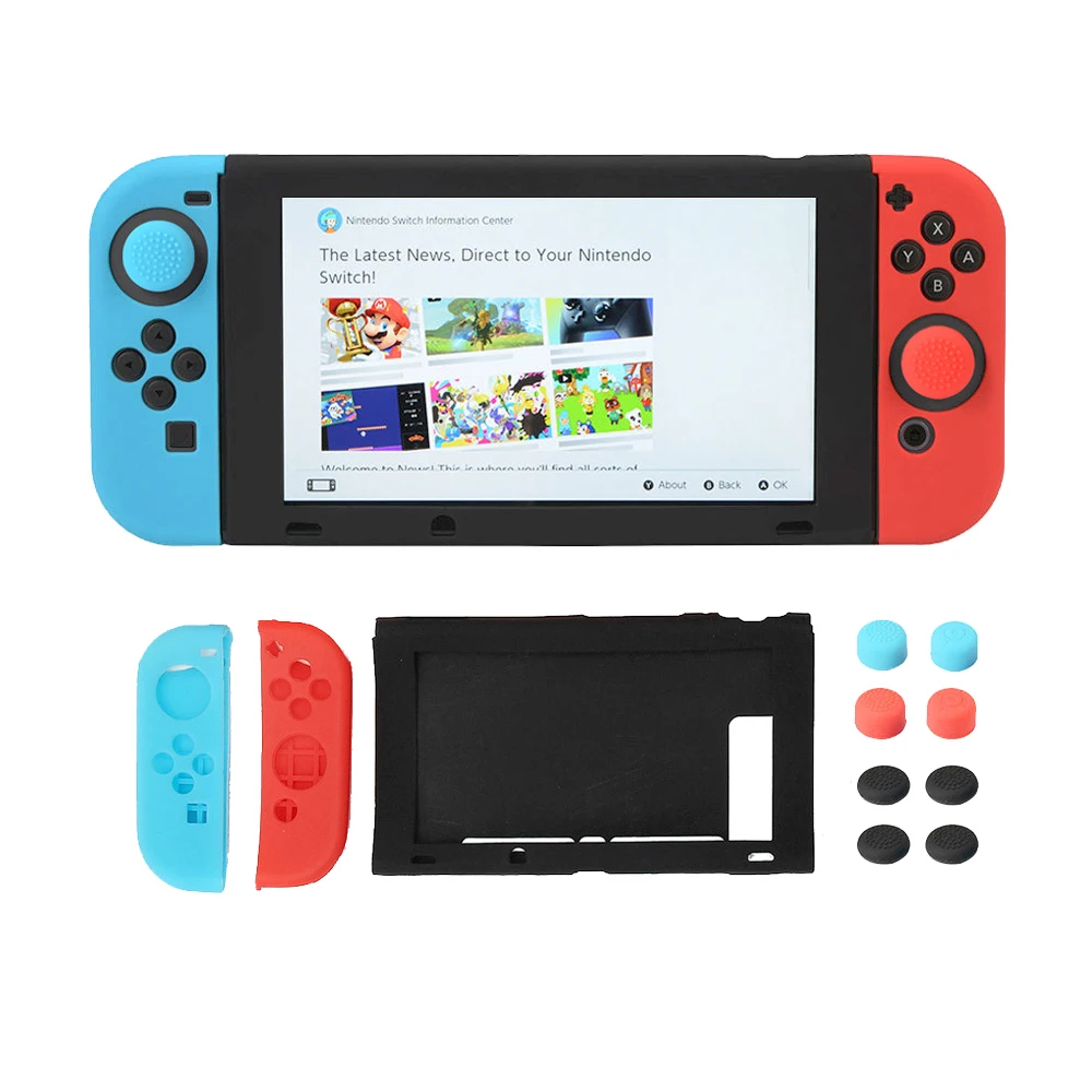 11 в 1 мягкий силиконовый чехол для Nintendo Switch | Электроника