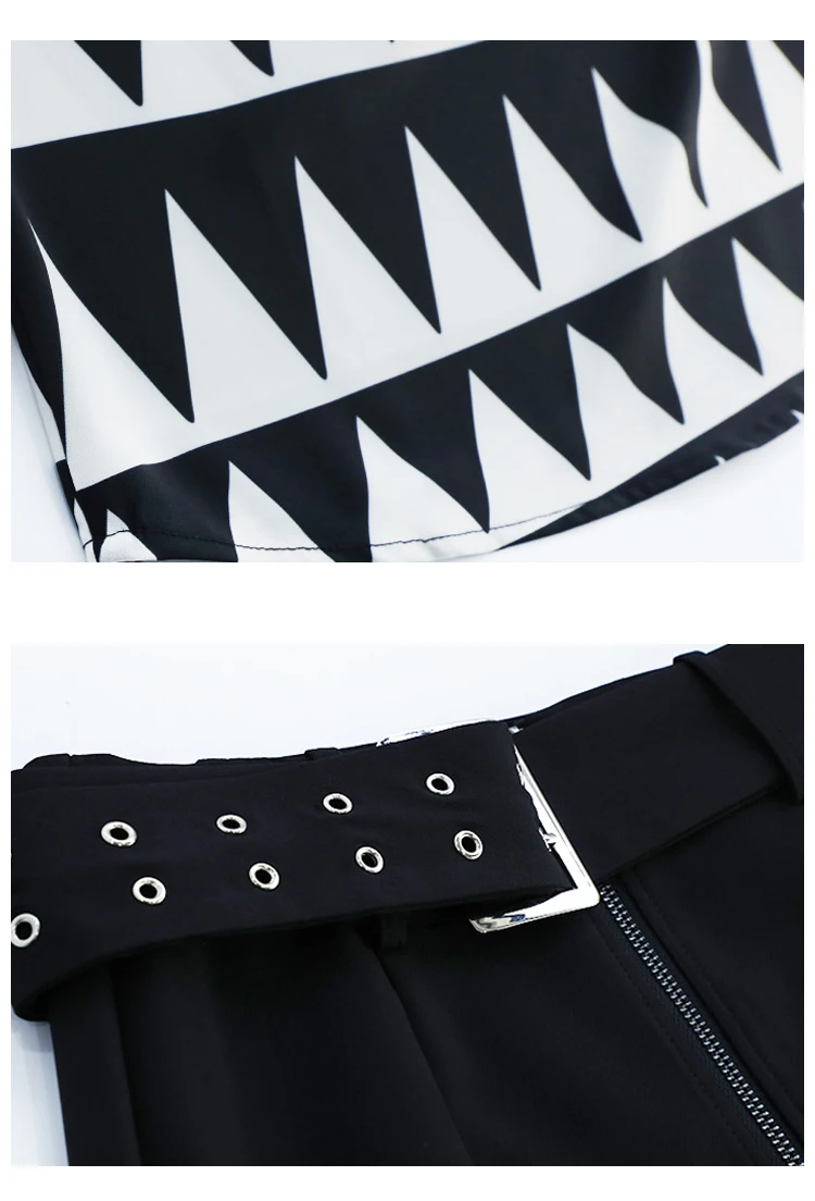 

With Sashes Women Spring Autumn Clothing Set Long Flare Sleeve Plaid Pirnt Blouse Tops And Ruffles Zipper Skirts Suit Sets NS989