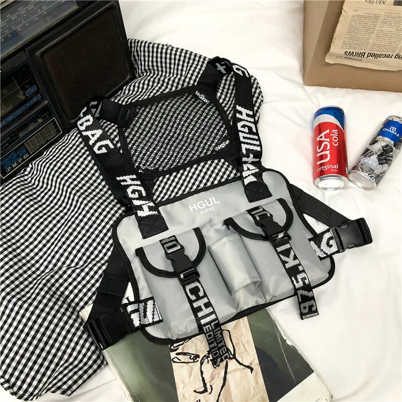 Новая нагрудная сумка для мужчин тактический жилет повседневные нагрудные сумки