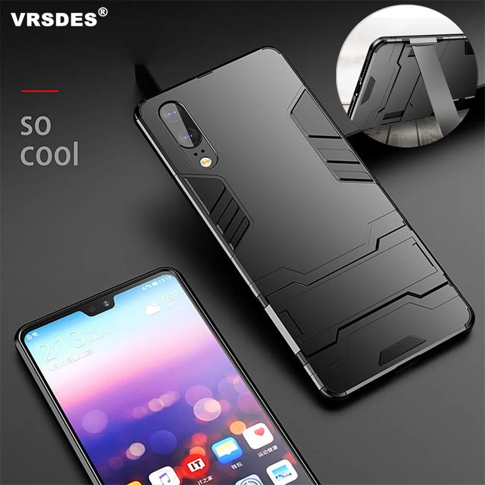 Полностью противоударный бронированный чехол подставка для Huawei Honor Note 10 V10 9 Nova 3i 3