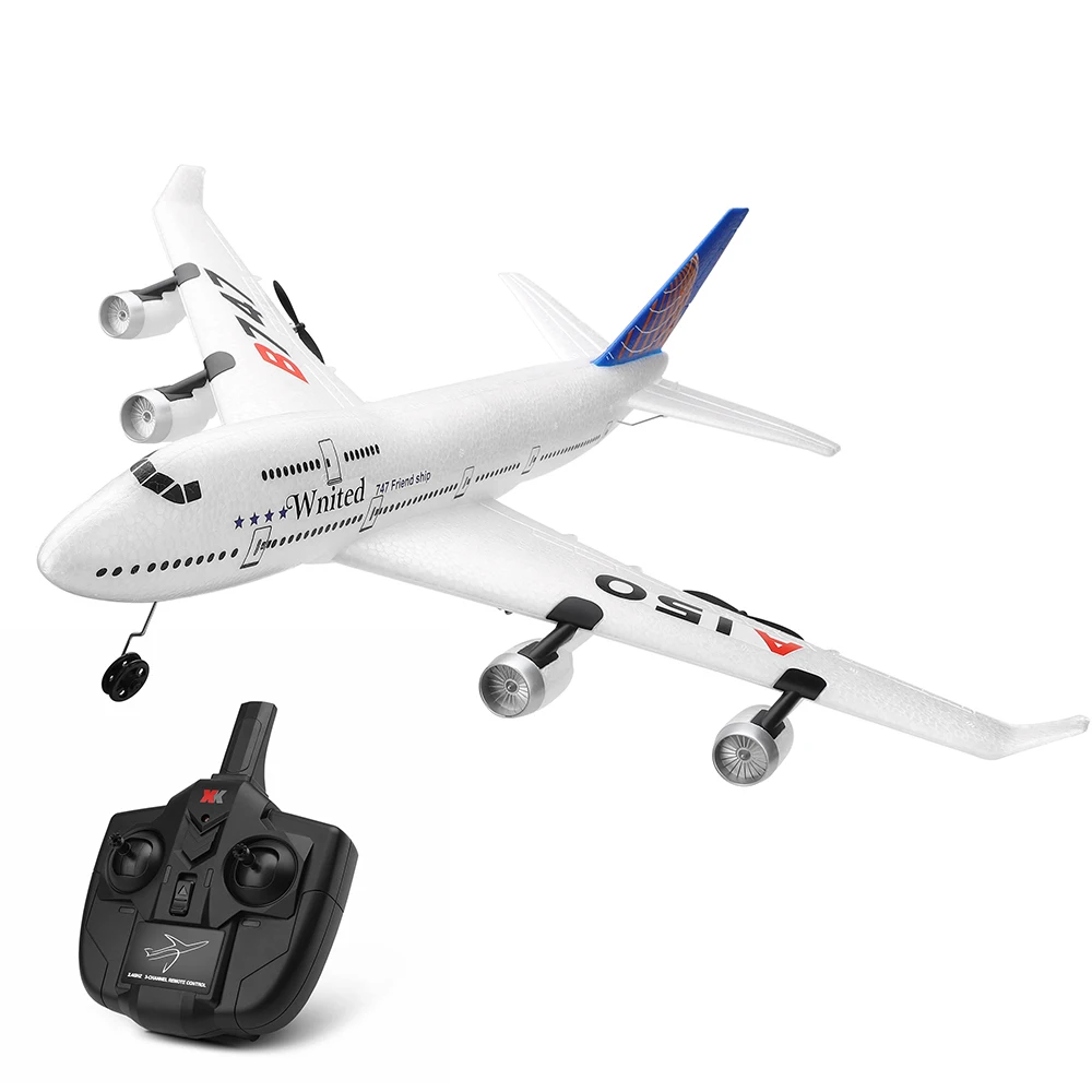 WLtoys Xk A150 Airbus B747 Model Plane Rc Fixed-wing Epp 2.4g 3ch Remote Control Airplane Rtf Toy Gift For Kids | Игрушки и хобби