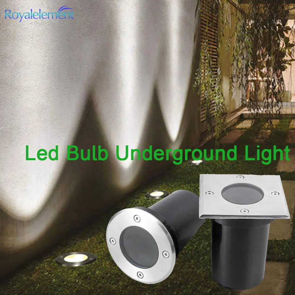 

Underground Light Dimmable AC220V LED Buried Lights IP67 GU10 MR16 Decking Stairs Terrace Garden Path Spot Ground Lamp Outdoor