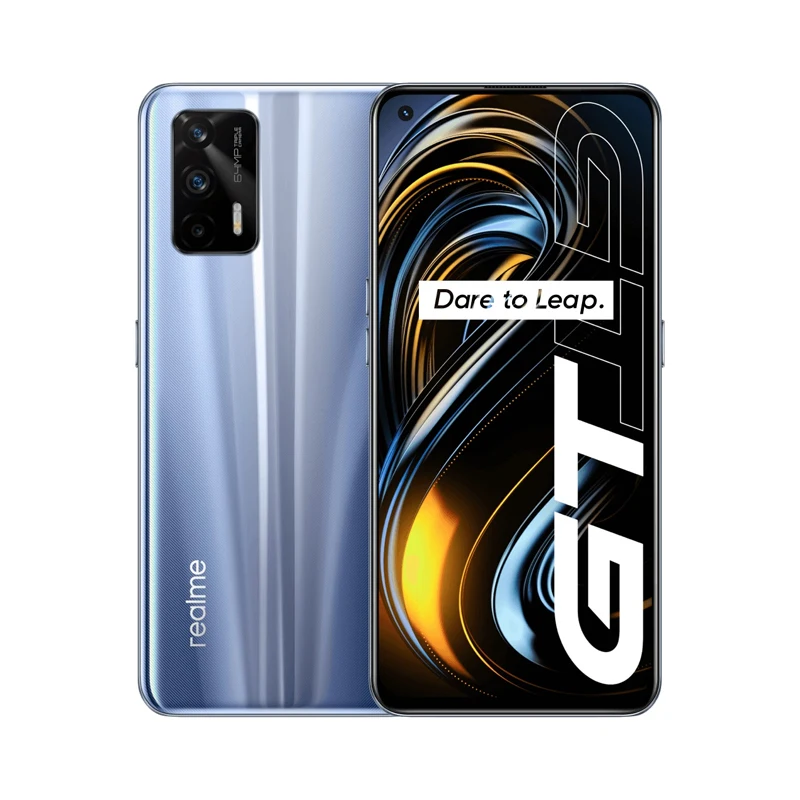 Realme GT 5G NFC мобильных телефонов 6 43 &quotSnapdragon 888 Octa Core 4500 мАч Батарея 64MP AI тройные