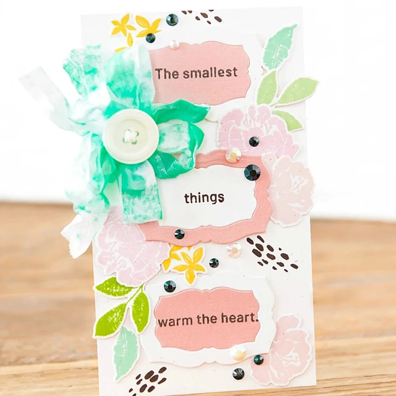 Металлические пресс формы три типа небольших рамок штамп Скрапбукинг Бумажные