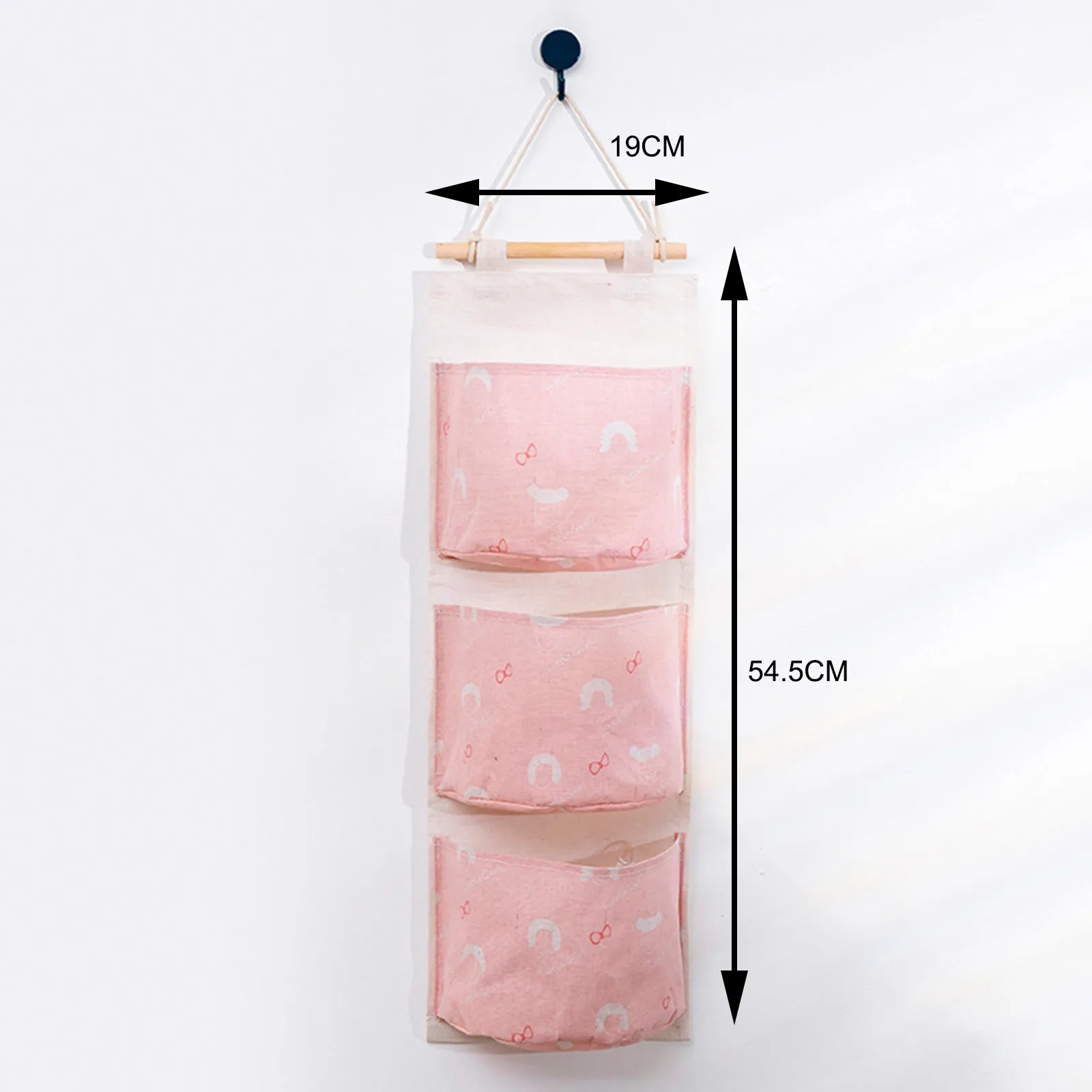 Настенная подвесная сумка 3 карманных вешалки для ванной комнаты Детская кармана