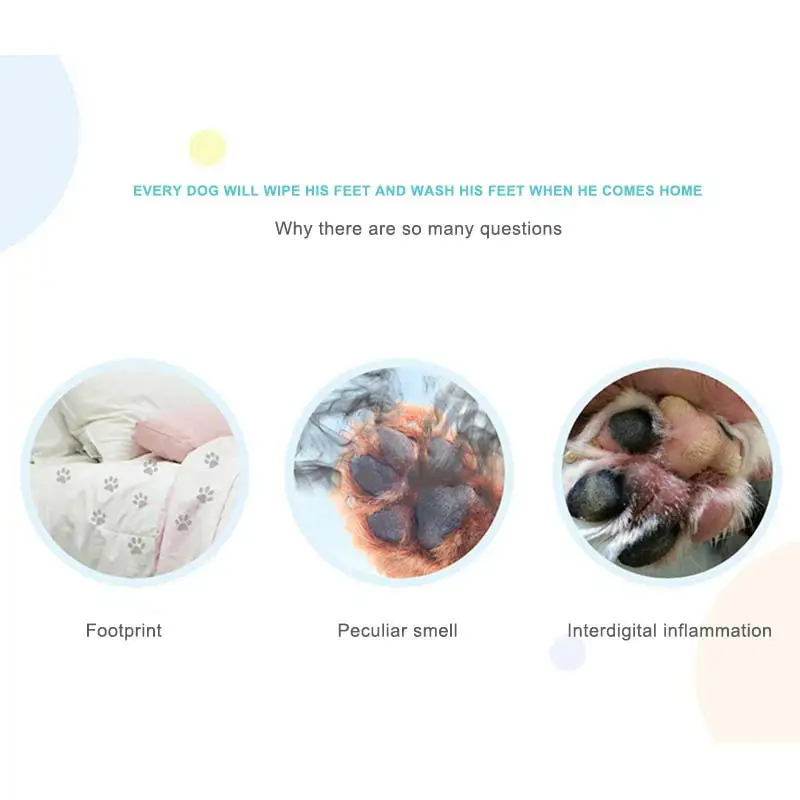 

Paw Plunger Pet Paw Cleaner Soft Silicone Foot Cleaning Cup Portable Cats Dogs Paw Clean Brush Home Practical Supplies