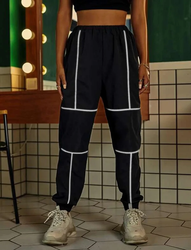 

New style Leggings autumn dress corset reflective elastic casual pants women's pants