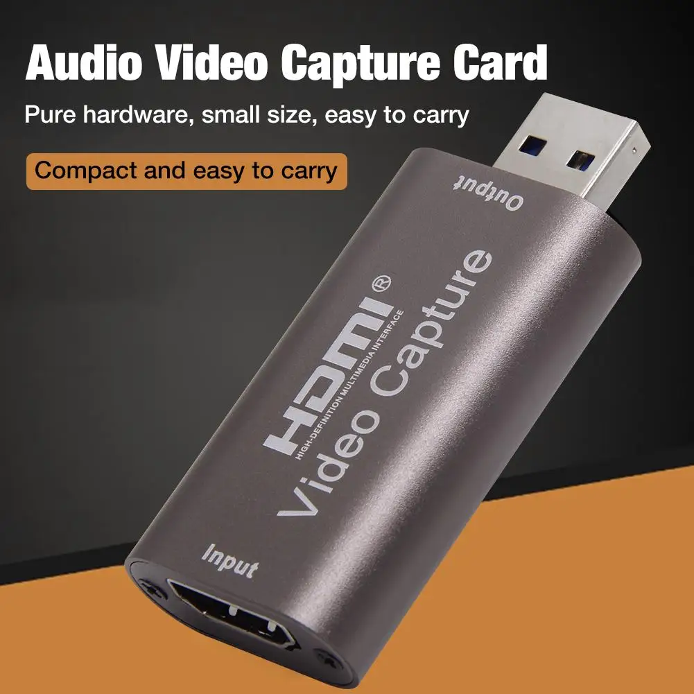 2020 Новая аудио видео карта захвата HDMI к USB 1080p USB3.0 рекордер игра для игры