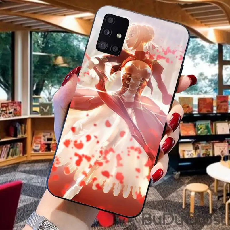 

NERO CLAUDIUS Fate Extra Last Encore Phone Case For Samsung Galaxy A21S A01 A11 A31 A81 A10 A20E A30 A40 A50 A70 A80 A71 A51