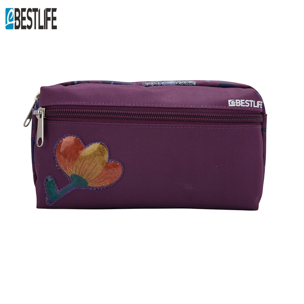pencil box pink BESTLIFE школьные сумки для девочек младшего возраста, школьная сумка для детей с цветочным принтом, Студенческая сумка, детский рюкзак для подростков с пеналом, Mochila - Цвет: pencil box pink