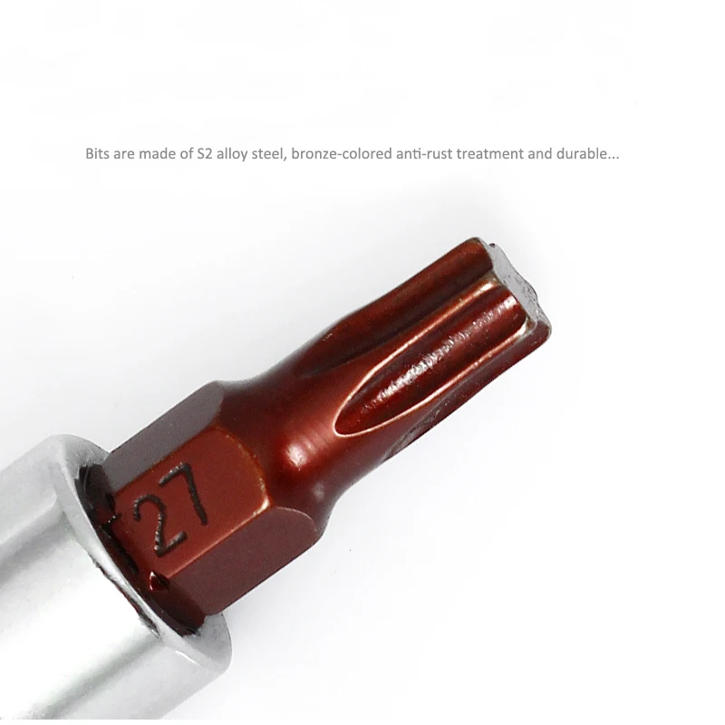 1 шт. 1/4 дюйма квадратные приводы с шестигранной головкой/Torx/Phillips/шлицевая