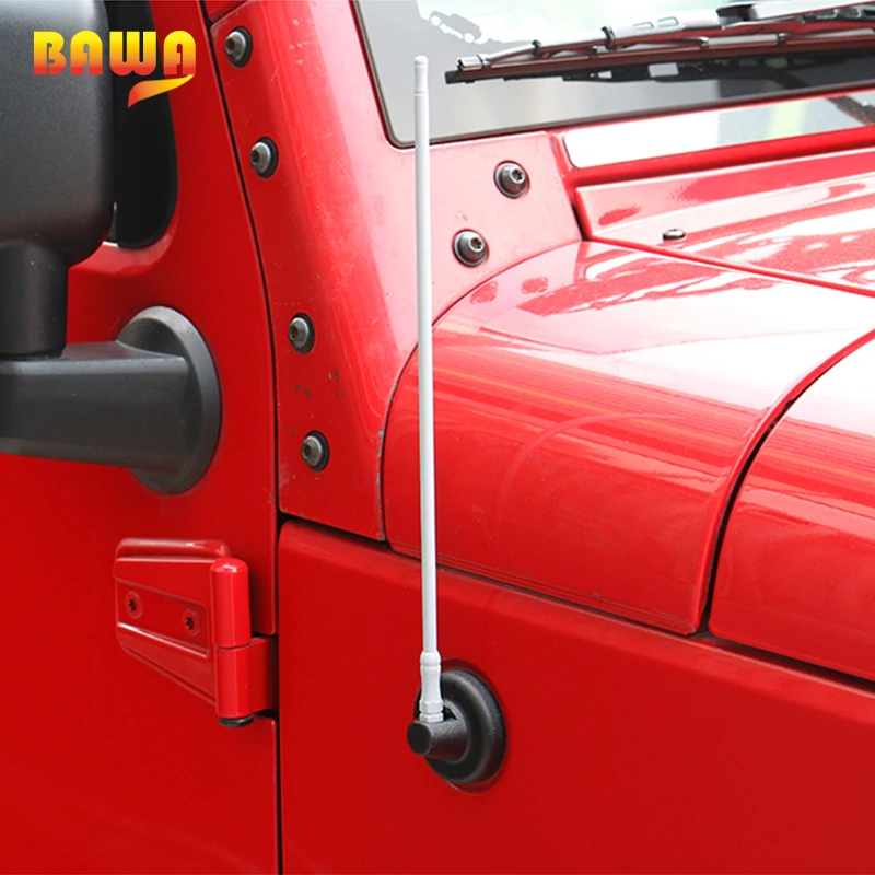 Автомобильные металлические антенны BAWA для Jeep Wrangler JK 2007-2017 3 цвета 17 см 33 AM FM радио