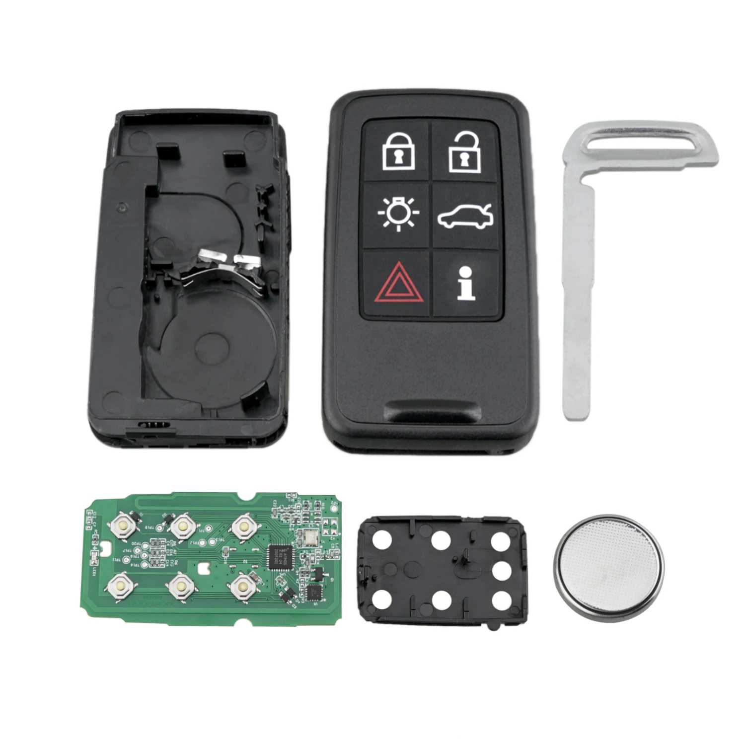 6 кнопок умный дистанционный ключ для автомобиля VOLVO XC60 XC90 S90 S60 2009-2014 Volvo Ключи