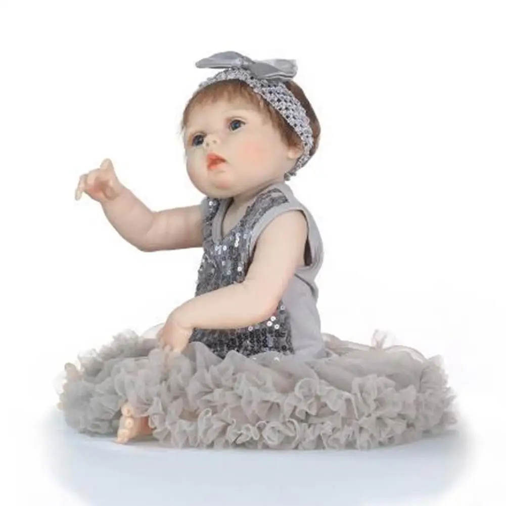 

55cm Lifelike Fashion Stimulation Rebirth Dolls Realistic Bath In Water Pretend Toy S For Children Kids Gift