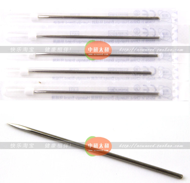 100 шт. одноразовые треугольная игла для одного Применение иглоукалывание игла| |