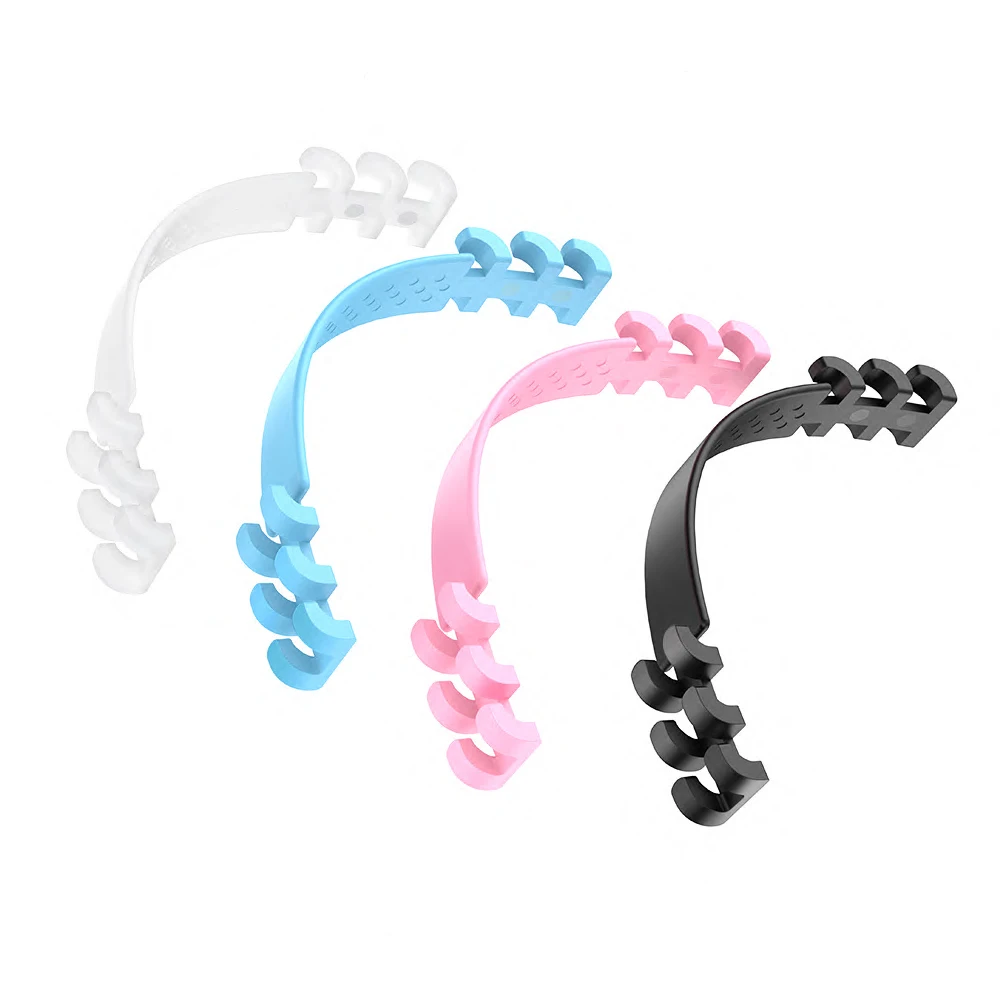 10 шт. полиэтиленовый ремешок с пряжкой для ушных крючков маски подходящий защиты