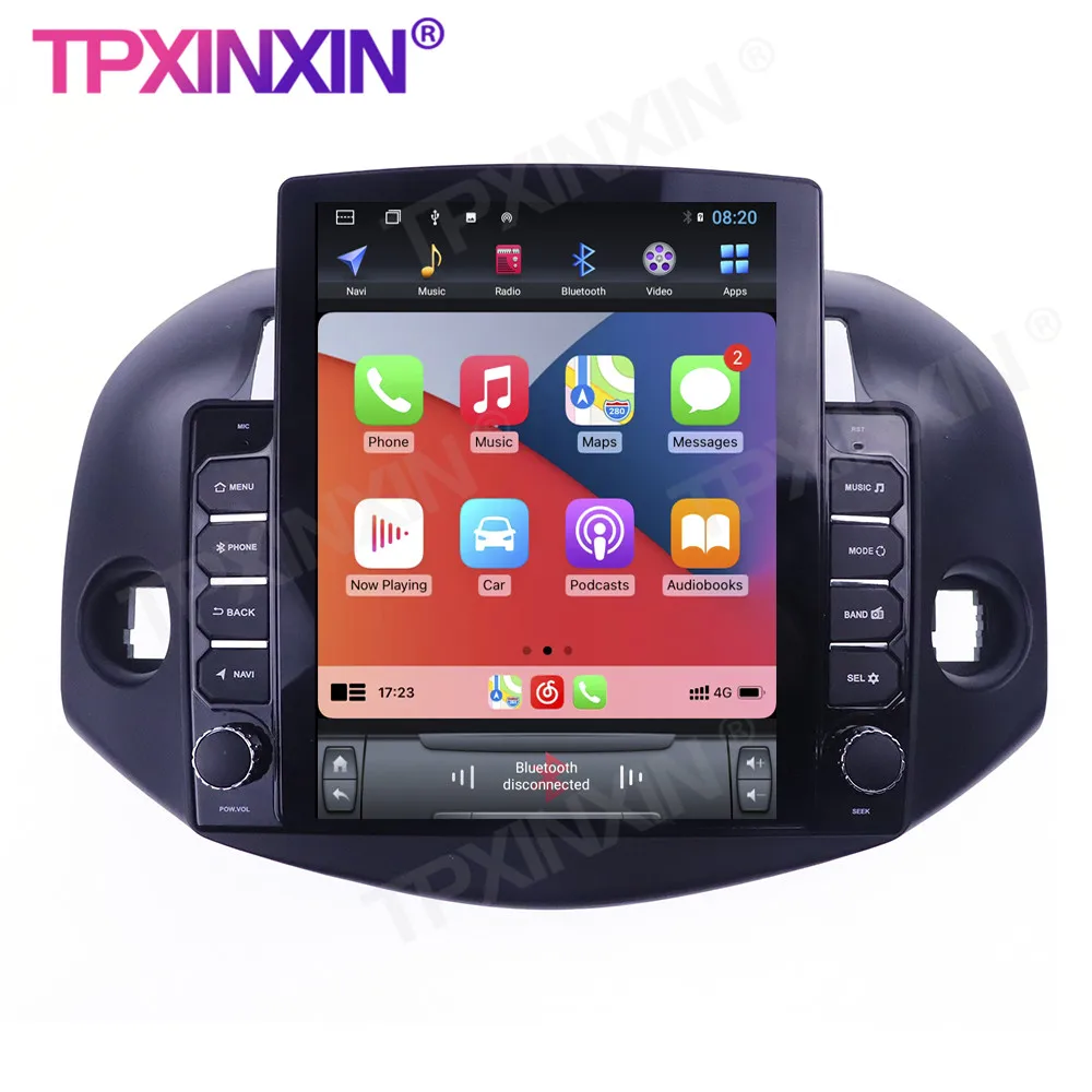 구매 도요타 RAV4 2005-2013 무선 Carplay 6G + 128G 안드로이드 10.0 GPS 멀티미디어 플레이어 Headunit 오디오 라디오 네비게이션