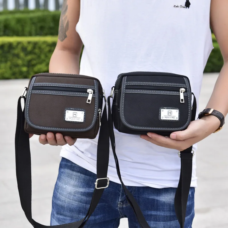 

Badenroo Male Bag Men Small Shoulder Bags Oxford Sling Messenger Bags Designer Casual Men's Crossbody Bags with Signage Bolsas