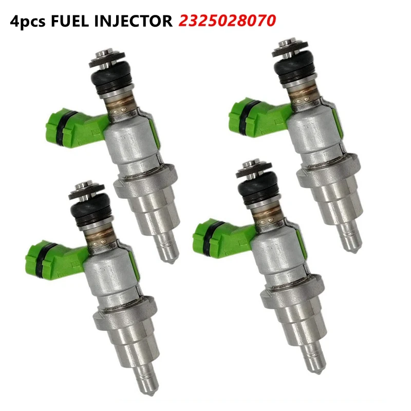 4шт 23250-28070 Топливная форсунка для Toyota RAV4 Avensis 2325028070 Форсунка впрыска топлива