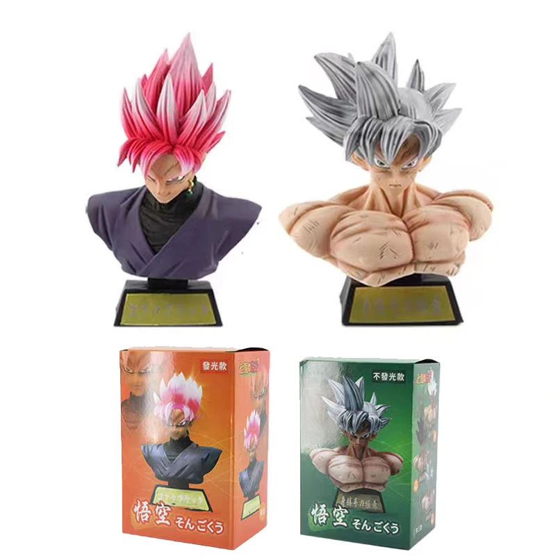 Горячая Аниме черные и красные волосы Гоку бюст может светильник экшн Фигурки