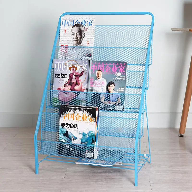 Детская книжная полка железная для книг и картин в детском саду хранения детских