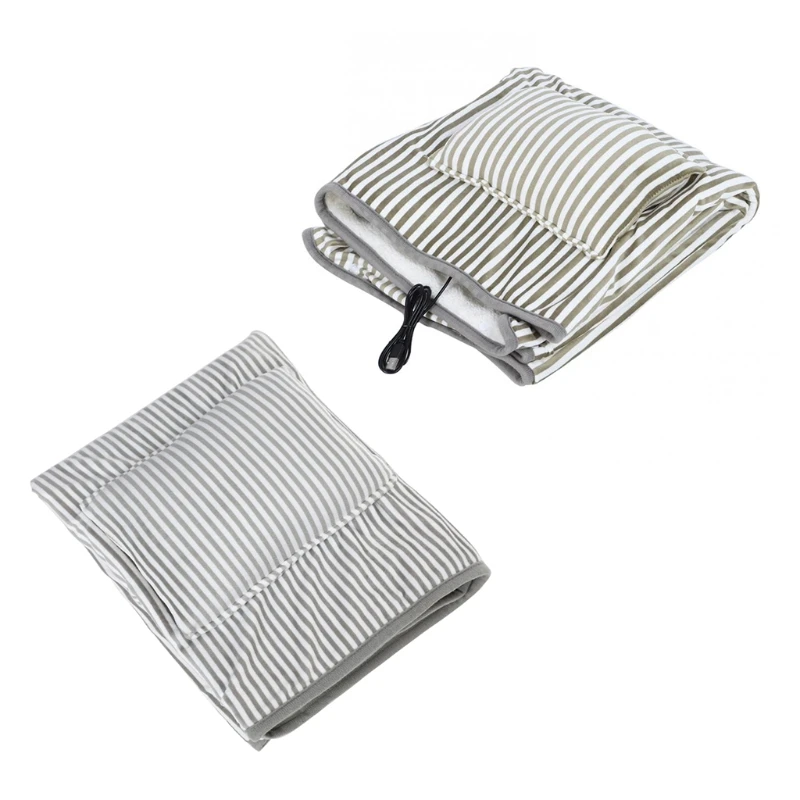 

Smart USB Heated Knee Pads Electric Blanket Soft Flannel Safety Household Temperature Keep Warm Adjustable Thermostat