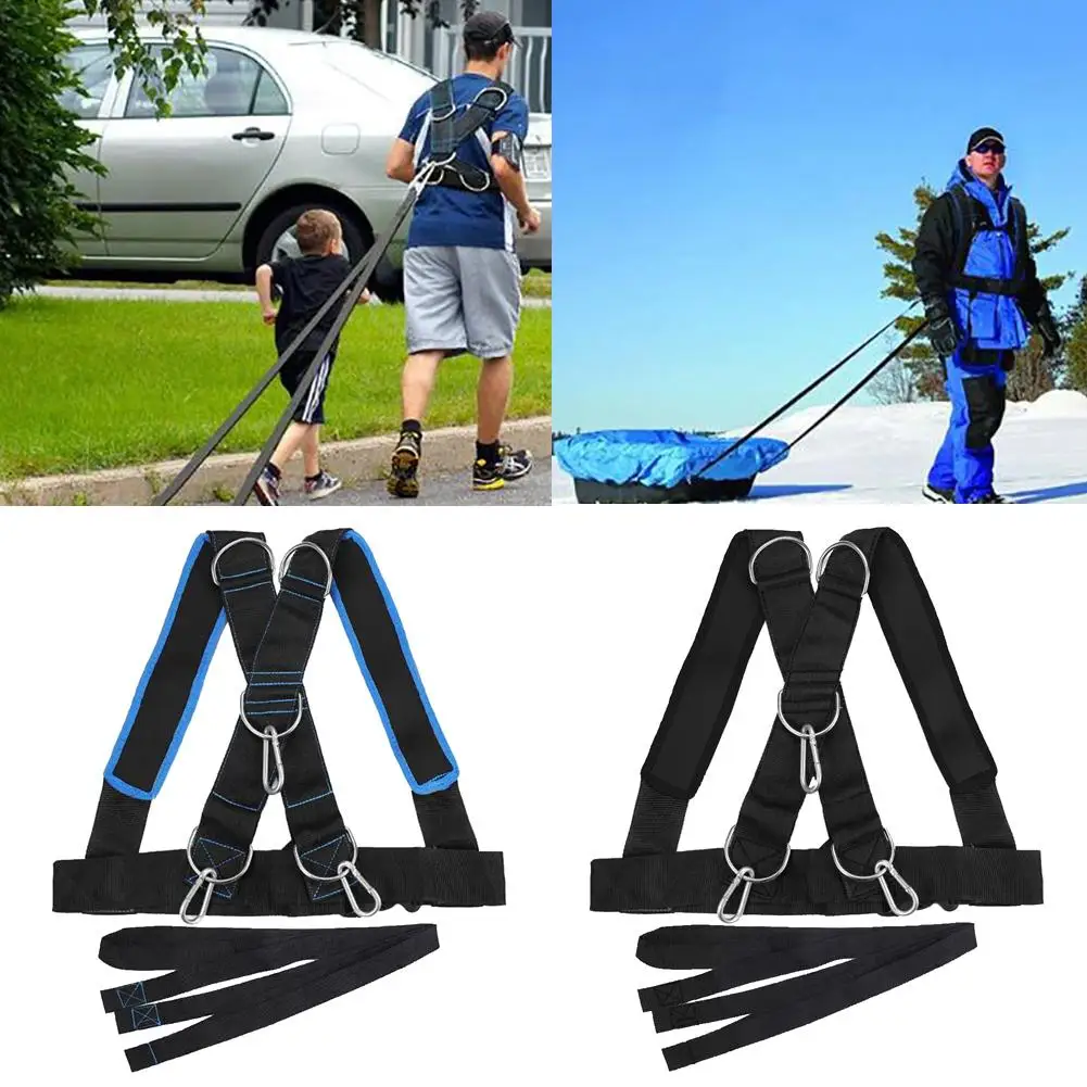 Ремень для тренировок Sled эластичный ремень вытягивания веса и плеч фитнеса