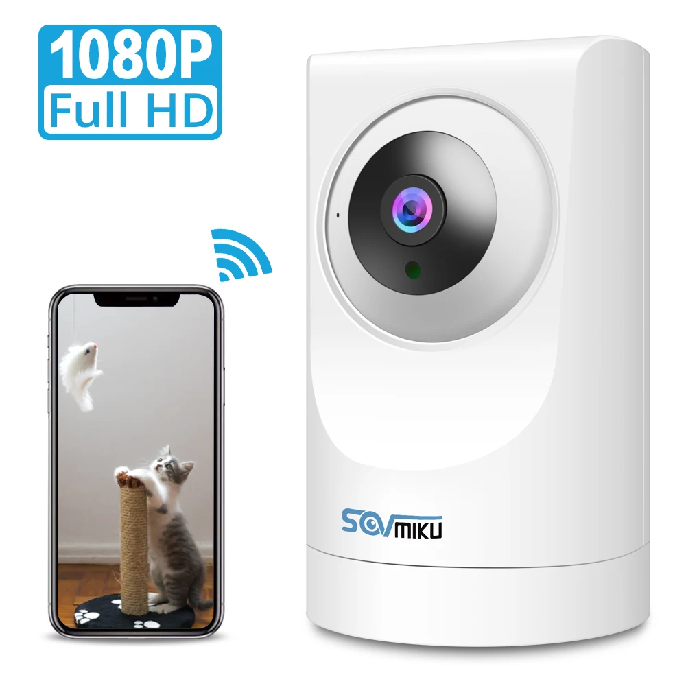 

Беспроводная IP-камера видеонаблюдения, 1080P, Wi-Fi, 355 °