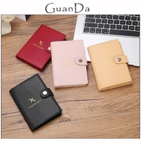 high capacity luxury leather passport holder travel wallet fashion custom letter name vocation card holder passport cover case