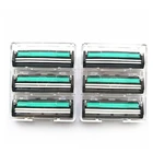 15 шт дорожный набор ручка бритья Безопасная бритва двойные лезвия Сменные бритвенные лезвия