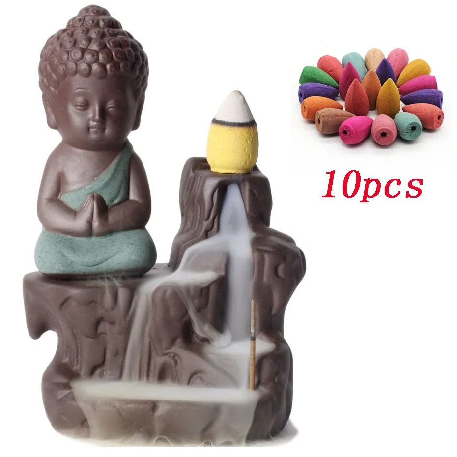 Курильница маленького монаха креативный домашний декор маленькая подставка для