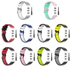 Силиконовый сменный двухцветный браслет на запястье, ремешок для наручных часов Huawei Watch Fit, яркий AMOLED дисплей 1,64 дюйма